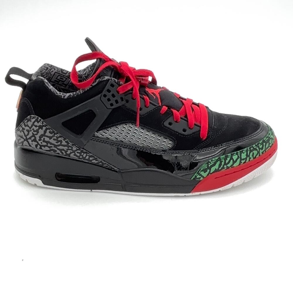 Jordan Spizike Low Black Classic Green Varsity Red FQ1759-060 Mens Size 12 - Picture 8 of 12